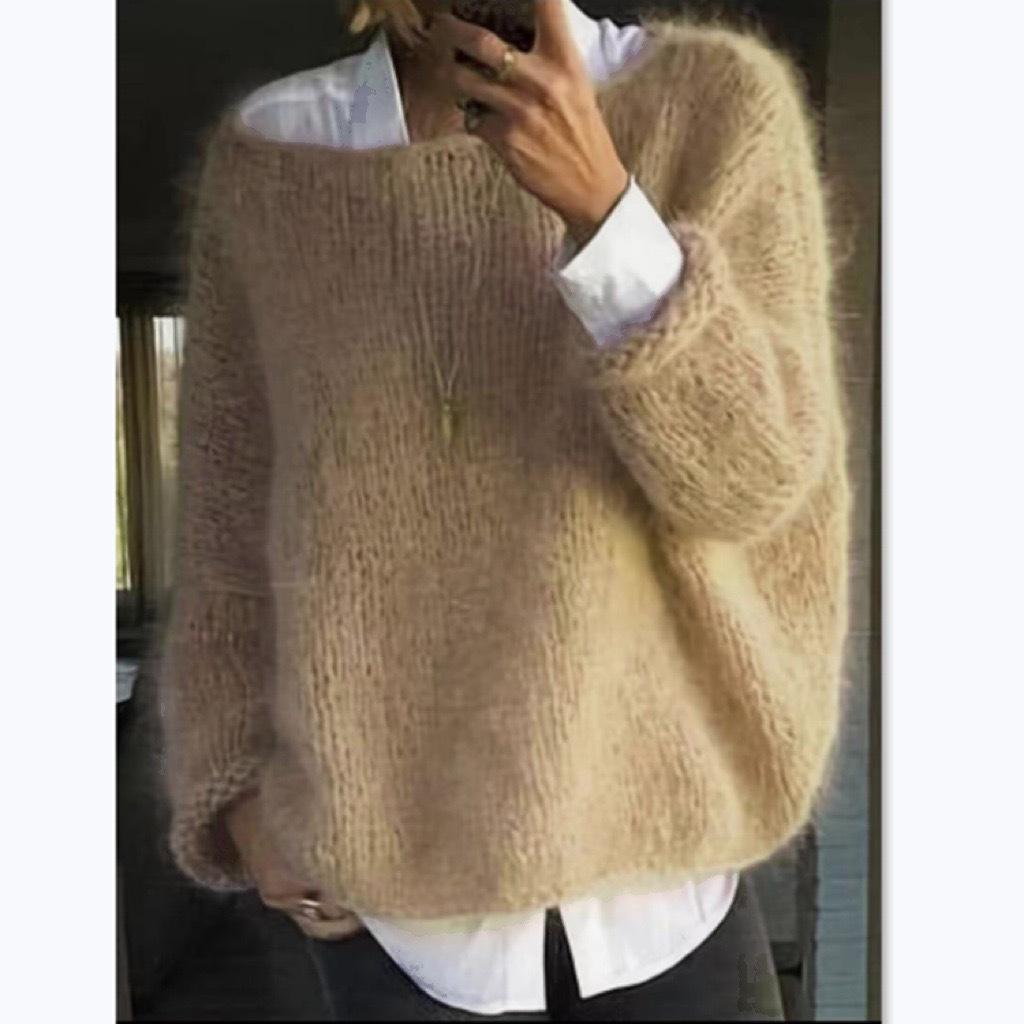 2026 Women's European & American Autumn Winter Knit Sweater - New Style Fashion Casual Top