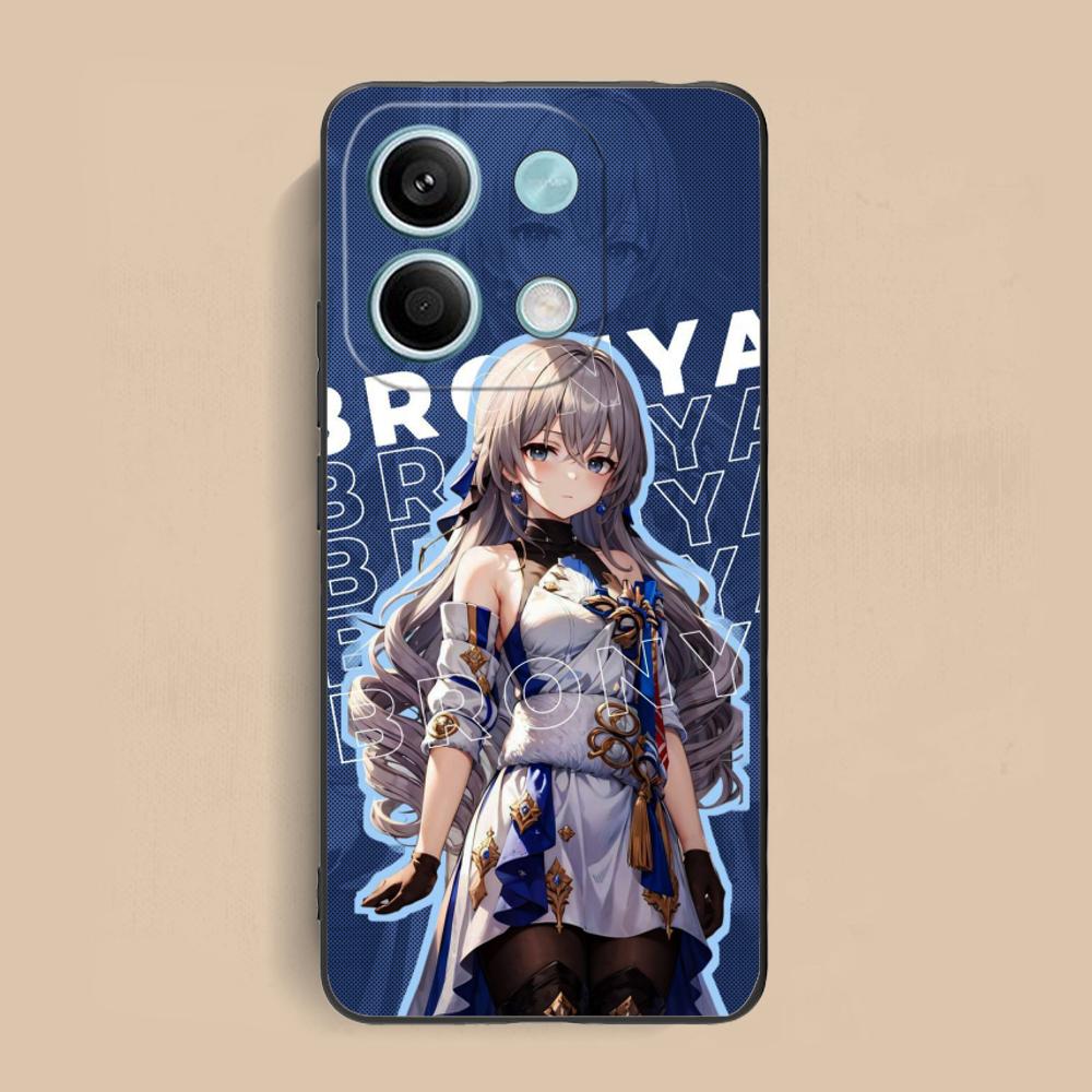 

HSR Bronya Matte TPU Mobile Phone Case for Xiaomi Redmi 15 14 13 12 A5 3 2 1 C Plus 4G 5G Colorful Printing Cover Redmi A1+