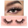 FOXESJI 3D Mink False Eyelashes Fluffy High Volume Eye Lashes Natural Wispy Full Strip Mink Eyelash Extension Bulk Lash Makeup