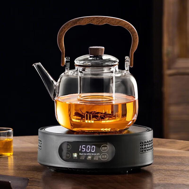 YIHUTEA Glass Tea Set with V15 Electric Stove