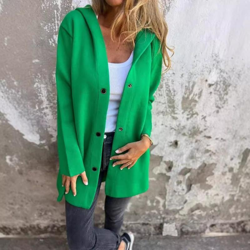 Best-selling fashion long-sleeve solid-color jackets for women