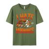 I Hate Mornings Red Panda Lazy Day Nap Time For Unisex Top Tshirts Hip Hop Graphic Cotton Tops Shirts Tops Shirts For Unisex