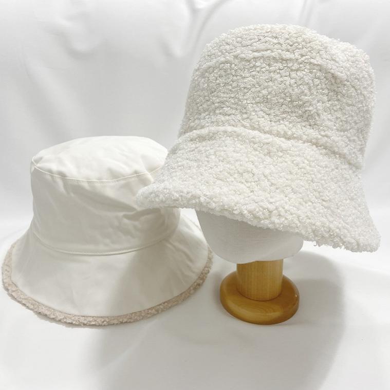 Women's Unisex Fleece Reversible Bucket Hat