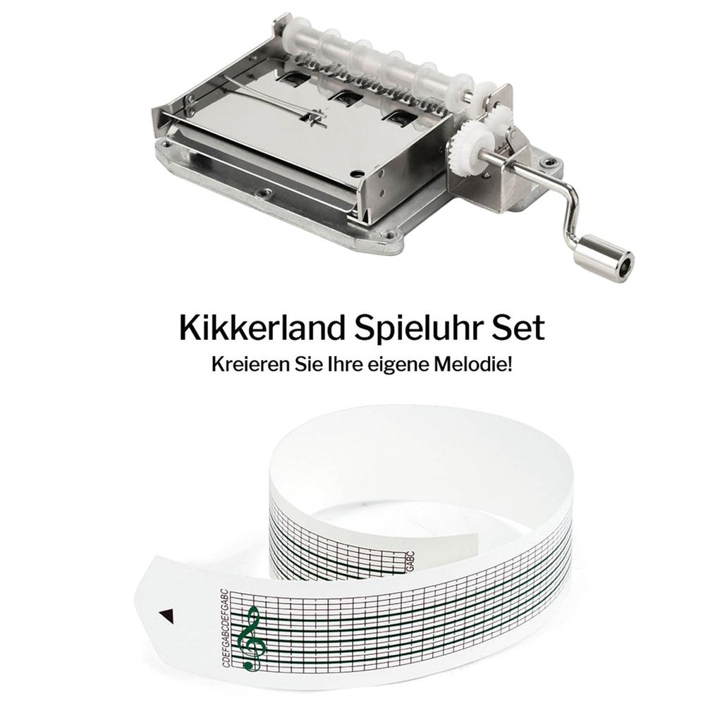 15 Note DIY Tune Hand Crank Mechanical Music Box Movement Hole Puncher Perfect for Beginners Music Box Kits Gift