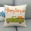 Autumn Thanksgiving Pumpkin Truck Digital Printing Short Plush Pillow Covers For Car Sofa Office Cushion Cover Home Goods