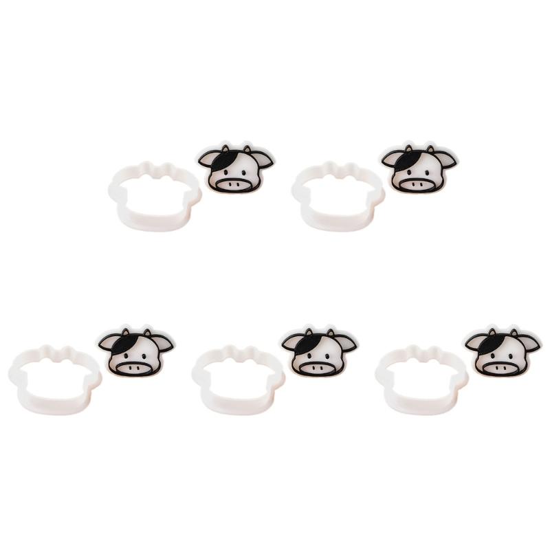 Cartoon Animal Fondant Cookie Cutters Easy to Use Cute Animal Shape Pastry Molds for Creating Delicate Snacks at Homes