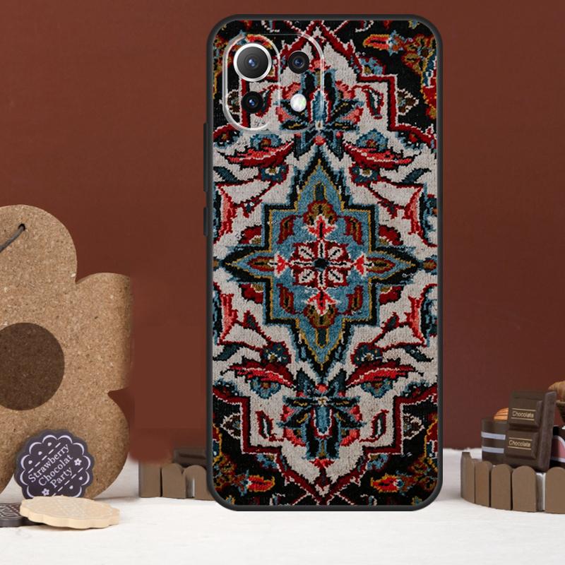 Persian Carpet Floral Pattern Case For Xiaomi 14 15 Ultra 15T 14T 13T 17 Pro Max POCO X7 Pro X5 X6 F5 F6 F7 F8 Ultra Cover