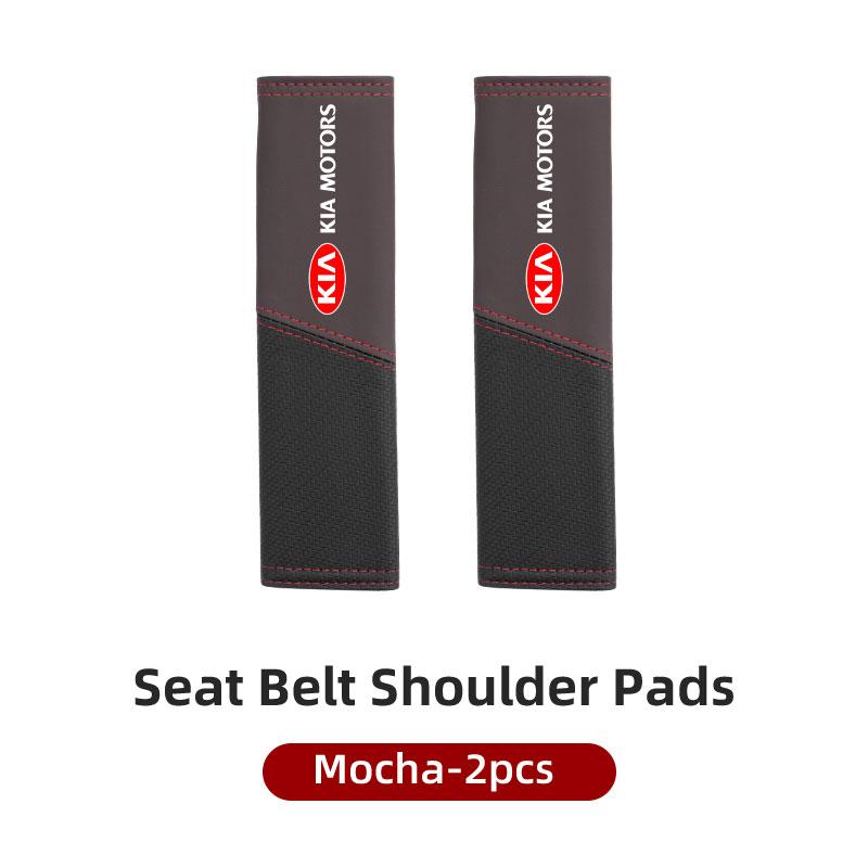 AAOC1 Car Interior Accessories Auto Seat Belt Cover Shoulder Pad For KIA Cerato Soul Venga Forte Spectra Sedona Niro Cadenza