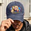 Unisex Retro Baseball with Fashion Print for Men and Women Everyday Wear