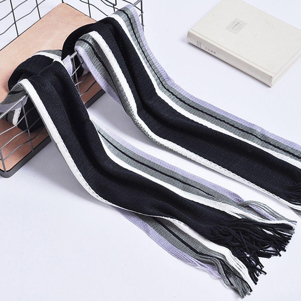 Business Affairs Scarves Scarves with Tassels Tassel Scarf Striped Scarf Scarf Fringed Muffler