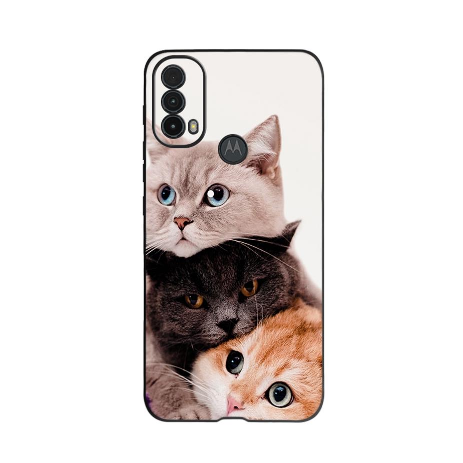 Cute Painted Cover For Motorola Moto E30 E40 Case Soft Silicone Fundas Phone Case For Motorola E30 Moto E40 E 30 40 Cover Bumper