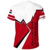 Mode Dominikanische Republik Flagge 3D-Druck T-Shirt Herren Sommer Rundhals Kurzarm T-Shirts Tops Fitnessstudio Sport T-Shirts Herren Kleidung