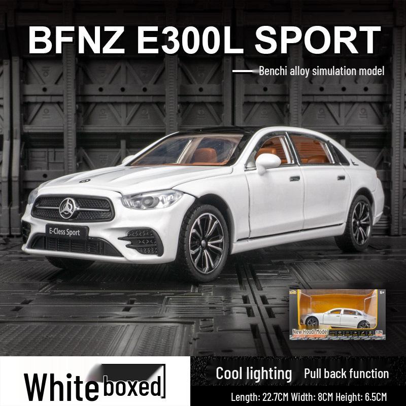 

Haodi C2414 Игрушечная машинка из сплава Mercedes-Benz E300L со звуком и светом белый