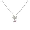 VIVIENNE WESTWOOD 3D Sphere Design Recycled Silver Necklace Women Necklace Pink 6302039G-01P700
