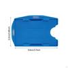 10 Pieces Double Sided ID Card Holder Heavy Duty Open Face for Lanyard Events