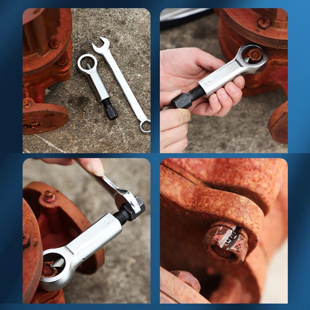 Nut Screw Splitter Universal Remover Tool Rusted Nut Cracker Breaker Extractor Tools Manual Pressure Rusty Nut Separator