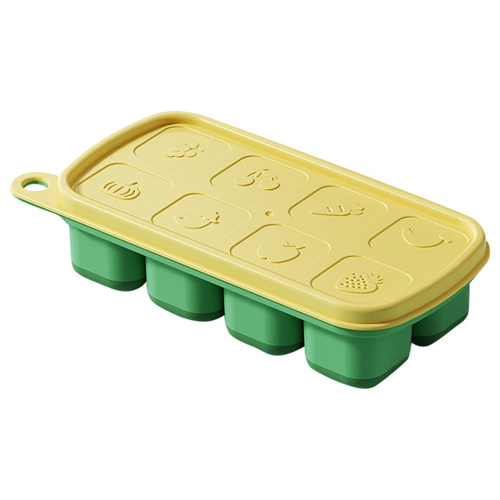 Opakovaně použitelné tácky na led, silikonová forma na led, výrobník silikonových kuliček s 8 dutinami, výrobník ledu se snadným uvolňováním pro koktejly, whisky a domácí džus