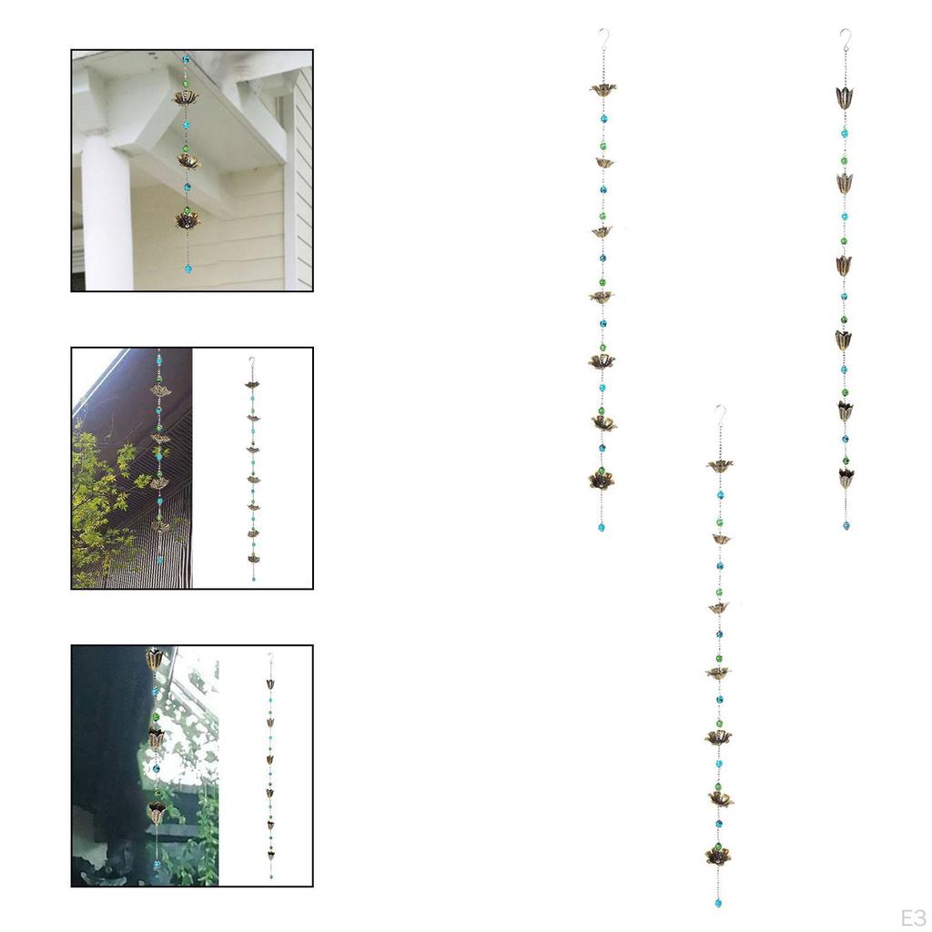Dakgootadapter voor Regenketting Systeem Buitenhardware Metaal Waterafleider Gereedschap Tuin