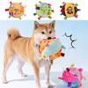 Soft Plush Handle Dog Toys With Bells Dog Chew Sounding Plush Ball  Cleaning Teeth