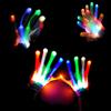 Finger Led Electro Flashing Gloves Light Up Christmas Dance Rave Party Fun