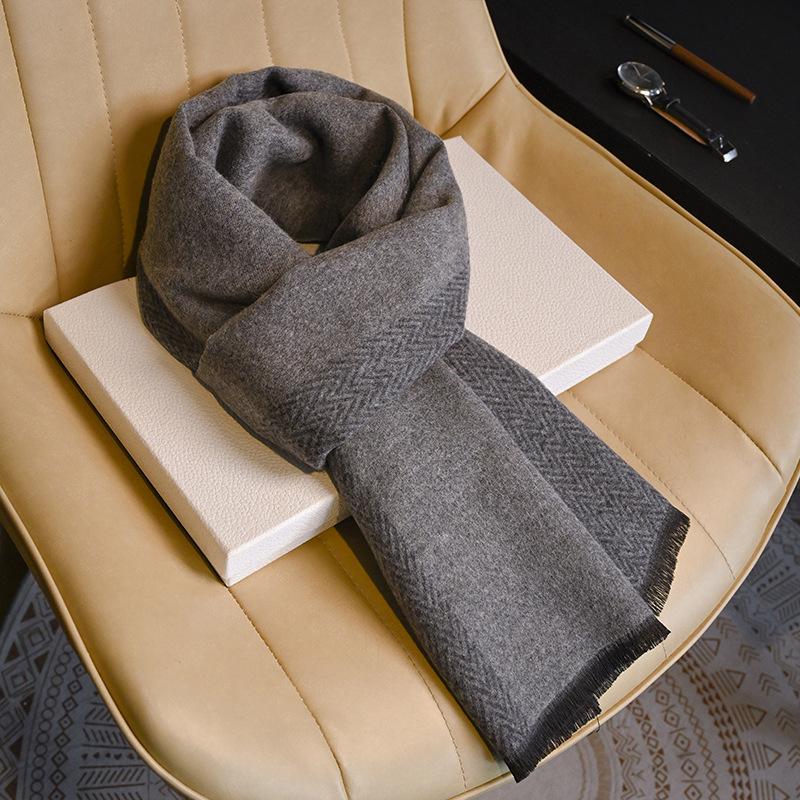 China red big red natal including wool scarves, gifts for men and women in winter, scarf gift box