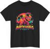 Auntiesaurus Retro Sunset Dinosaur T-shirt