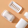 Soap Bar Holder Dish Container Leak-proof Universal Fit Detachable Portable Travel Size Soap Case with Lid