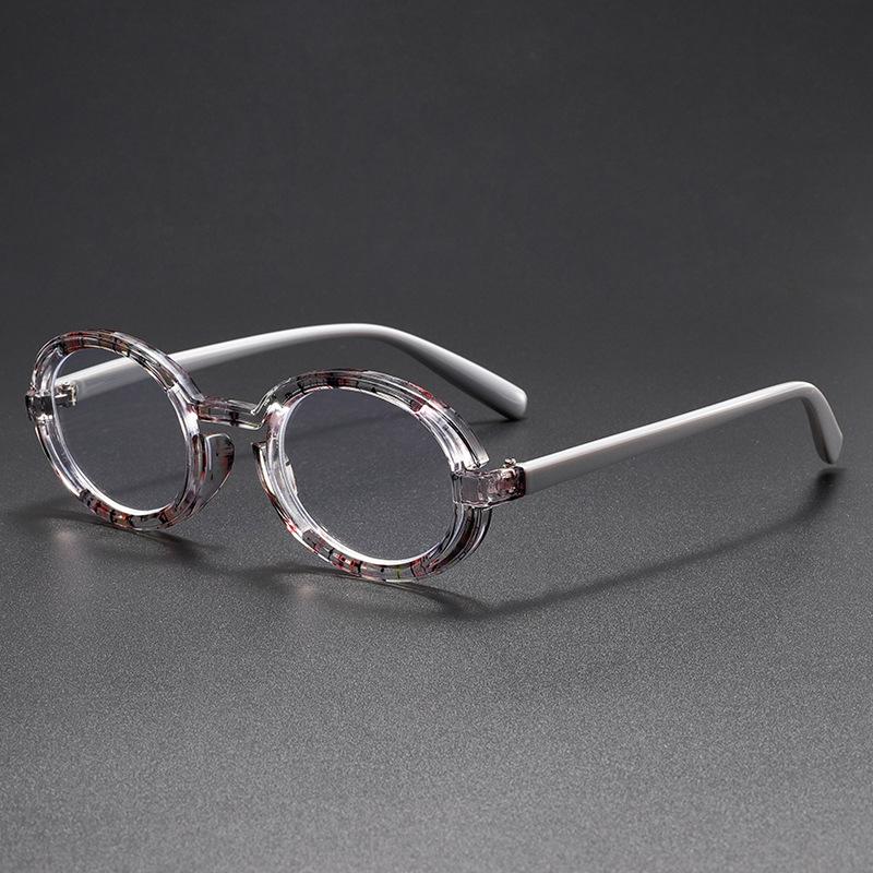 

Retro Oval Frame Glasses Women Female Sweet Cool Eyewear Trend Reading Computer Anti Blue Light Eyeglasses +1.0 to +4.0 Original lens 0 серый