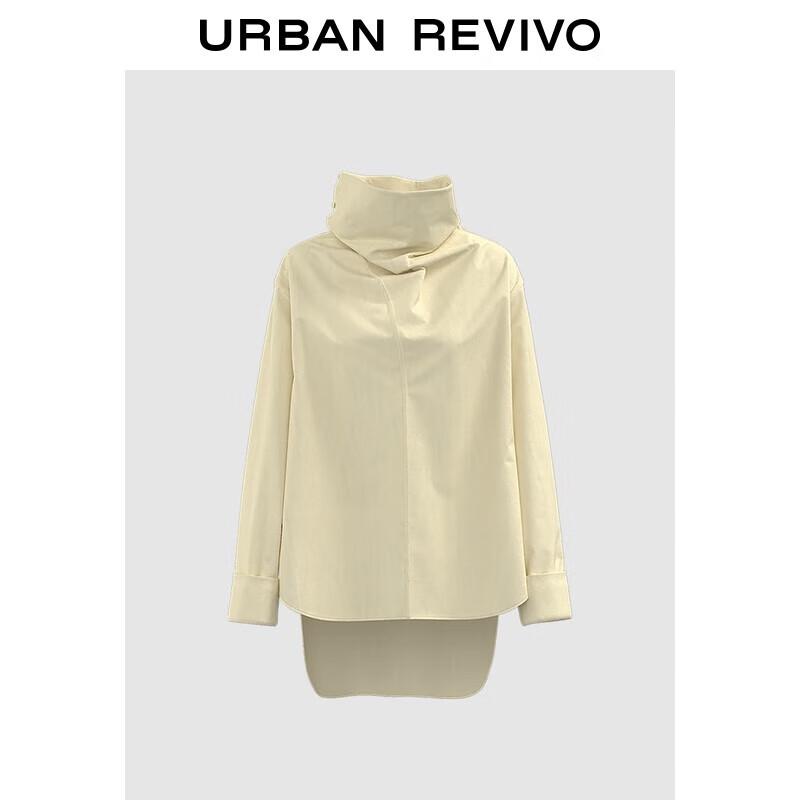 UR Women s Autumn Connected Collar Long Sleeve Blouse Shirt S