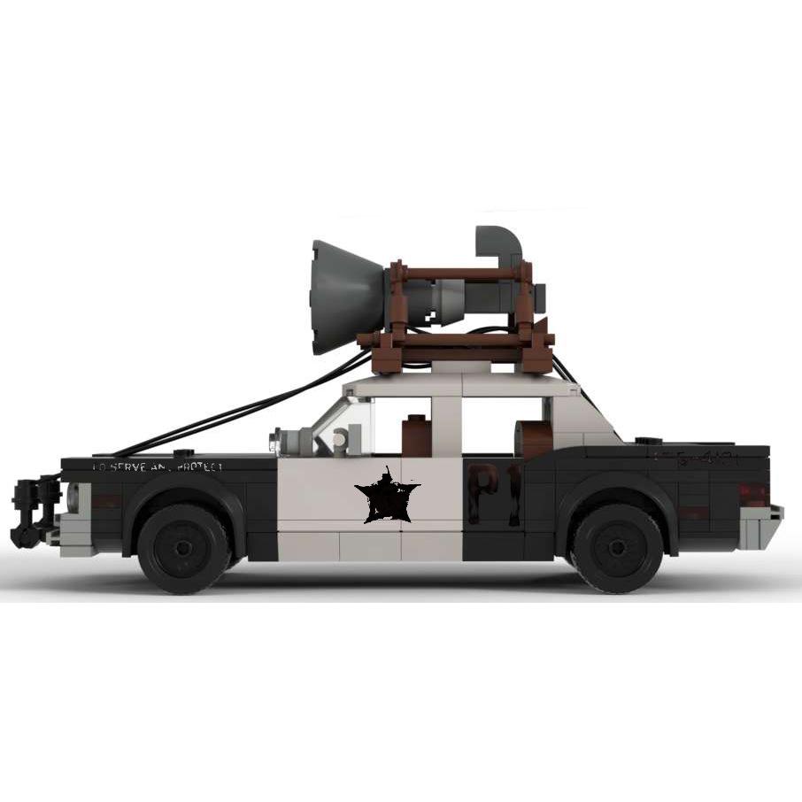 Blues Brothers MOC Car Model 37693, Compatible with Lego Small Blocks