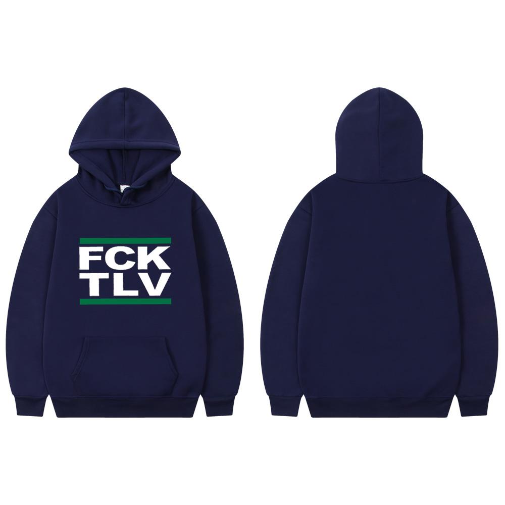 FCK TLV 2D Print Sweatshirts Women Unisex Fashion Hoodie 