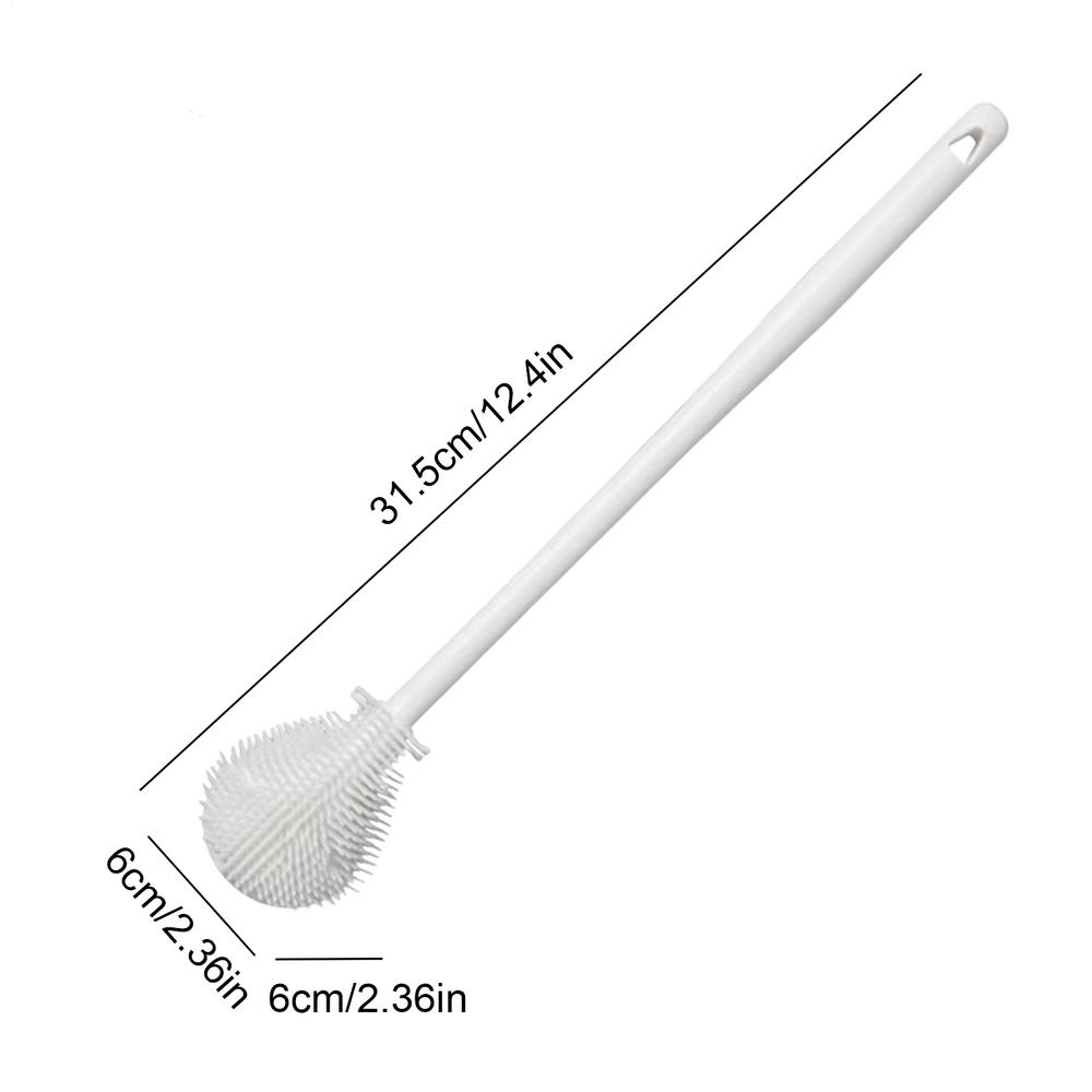 Water Bottle Brush 360 Flexible Glasswares Cleaning Brush Long Handle Washer Scrubber Cleaner For Kitchen Household Mugs Water