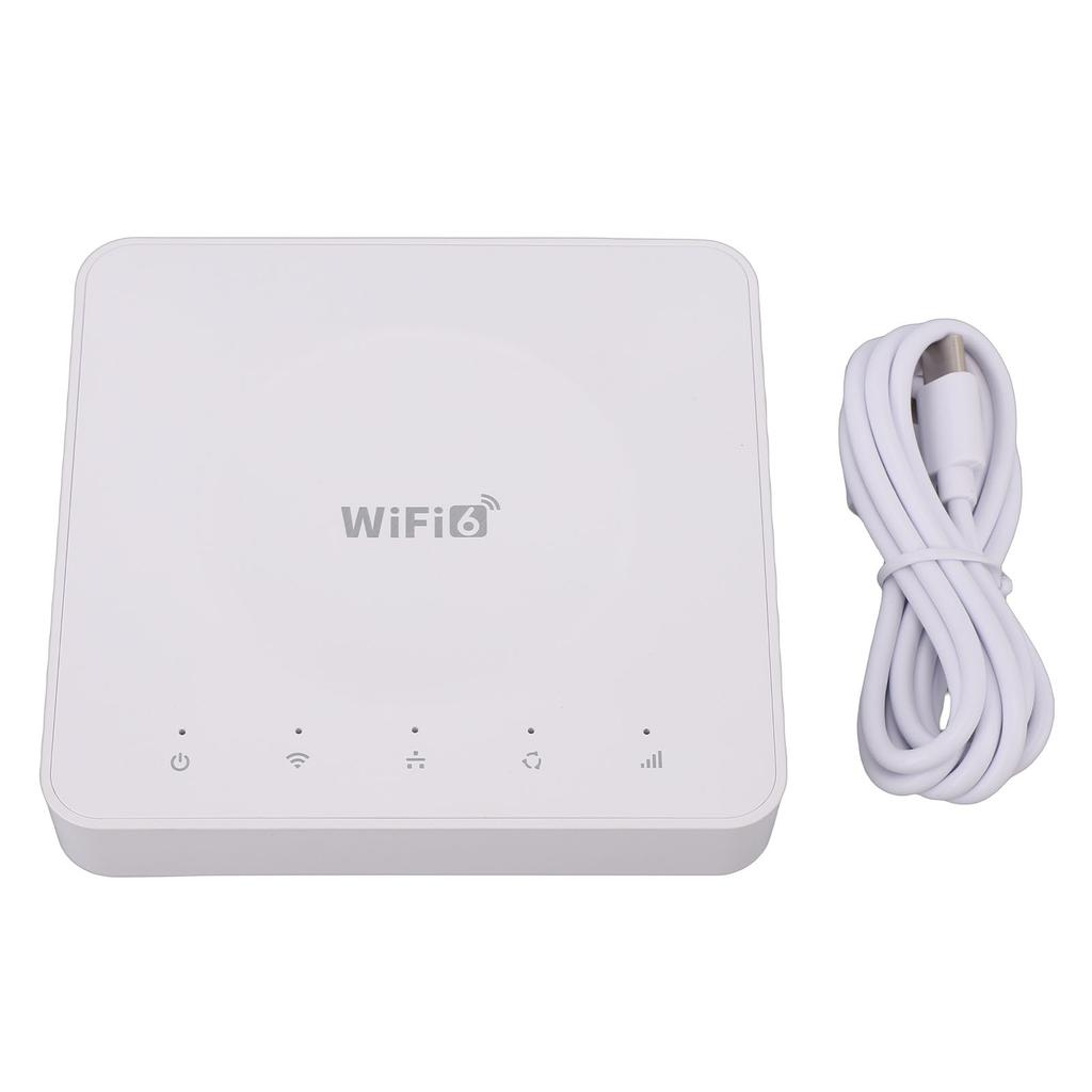 4G CPE Wireless SIM Card Router Dual LAN Port WiFi 6 Mobile Hotspot for B1 B3 B7 B8 B20 B38 B39 B40 B41 Bands