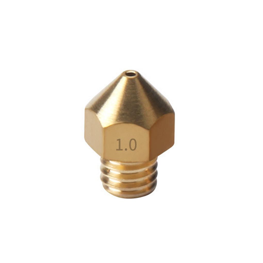 3D Printer Nozzle Brass Extruder Nozzle Replacement Consumable 3D Printer Nozzle Brass Printer Accessory