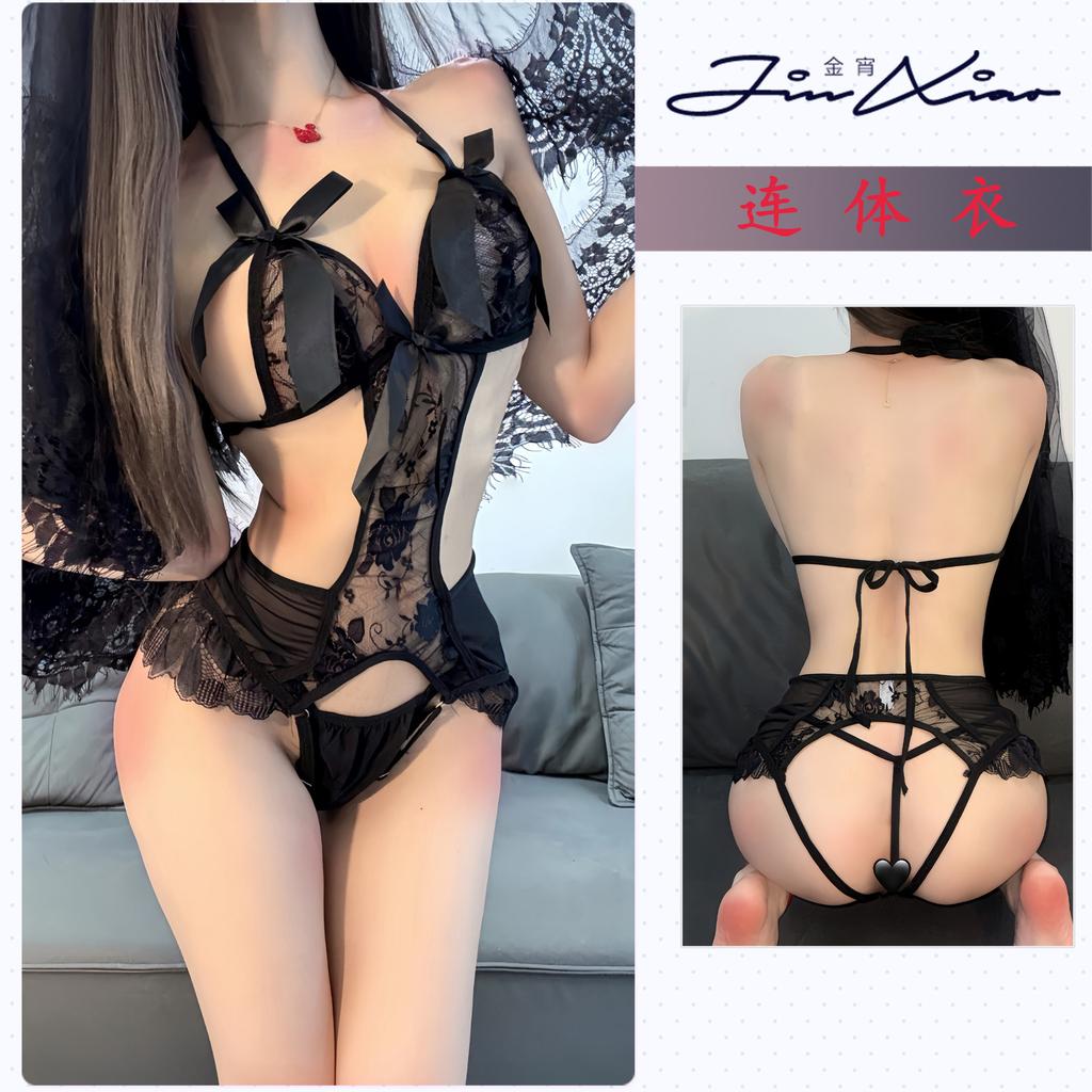 Sexy lingerie sexy no-take lace onesie bed passion shame uniform seduction outfit open crotch