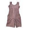 High Waist Shapewear Open-Crotch Bodysuit Shaper with Front Clasp Firm Tummy Control Hip Lifting Body Shaper Breathable Postpartum Recovery Daily
