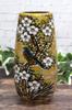 Waza No Kura Stylish Ceramic Vase Kutani Ware Flower Vase Flower and Bird Design Kutani Ryuzan