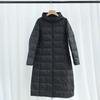 Autumn and winter new down jackets women's light and thin medium and long knee-slim fashion versatile hooded jacket