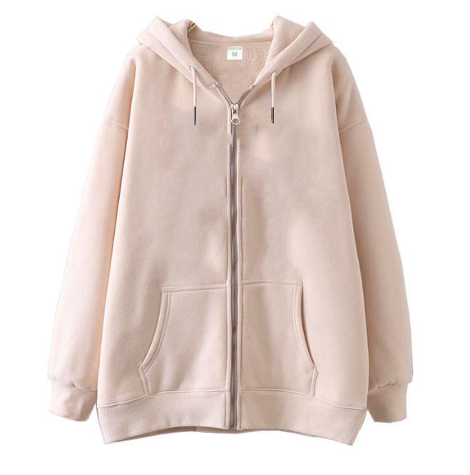 Men's Casual Fleece Zip-Up Hoodie Cardigan - Thick Autumn/Winter Sweatshirt Jacket