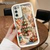 Phone Case: 2D Flat, Fits Samsung Galaxy A34 A35 M05 M06 S20 S22 S21 FE Plus 5G Protective Case, Christmas Town, Christmas and Halloween Perfect Holid