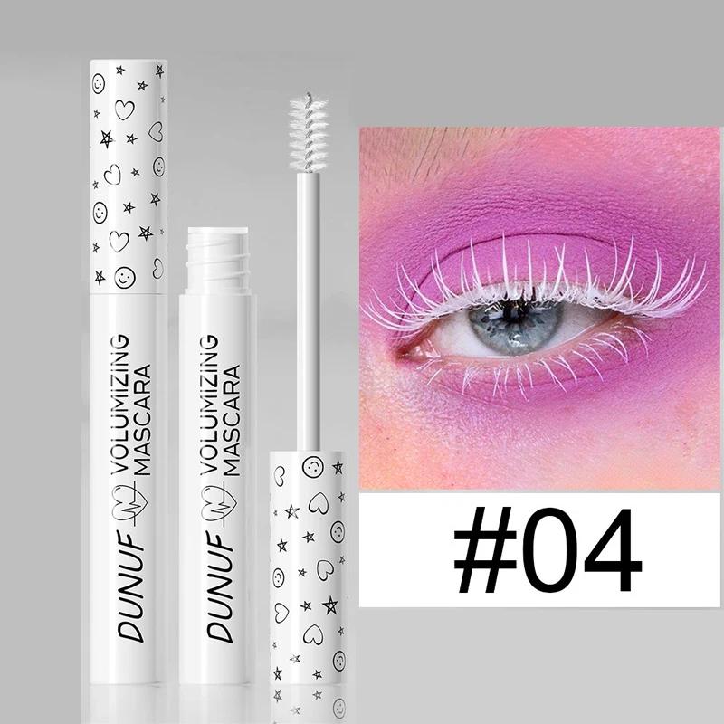 Barevná řasenka pro natočení Stage Makeup Vodotěsná Zelená řasenka Krém Modrá Fialová Natočení Prodloužení Rychleschnoucí Líčení řas