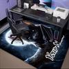 1PC Custom Name Nighttime Bat Majesty Theme Floor Mat Ideal for Living Room, Game Rooms, Office, Bedroom, Floor Mat Playful Design