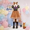 Strój Cosplay Nicka Wilde z Zwierzogrodu Na Role Play Anime i Występy Sceniczne