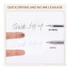 PATIKIL 0.5mm Gel Pens, 6 Pack, Retractable, Purple Gel Ink, Medium Point, Rollerball Pens, Smooth Writing, Quick Dry, for Notebooks and Office