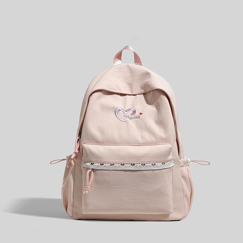 Schoolbag Japanese ins small fresh casual girl backpack high value junior high school niche tidal design teen schoolbag