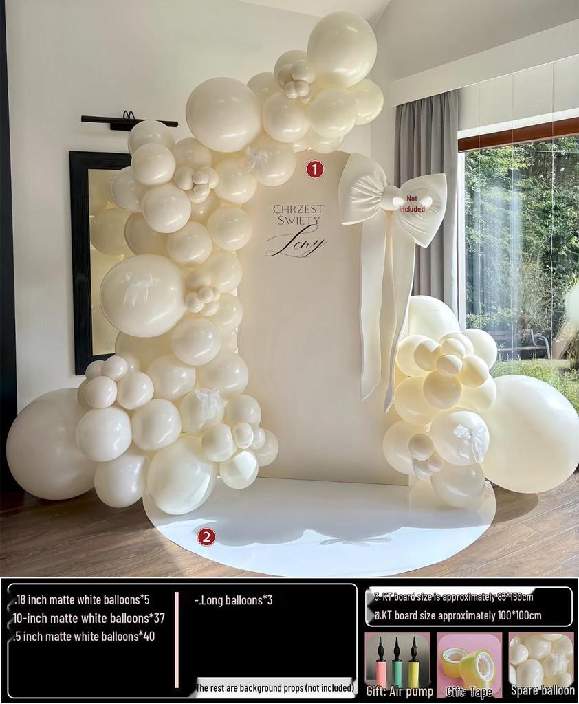 18th Birthday Party Decoration Set: Balloon Background Wall for Boys or Girls