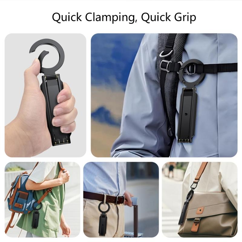 Foldable Aluminum Phone Holder Tripod For Handfree Photography Live Streaming Stable Magnetic Mount