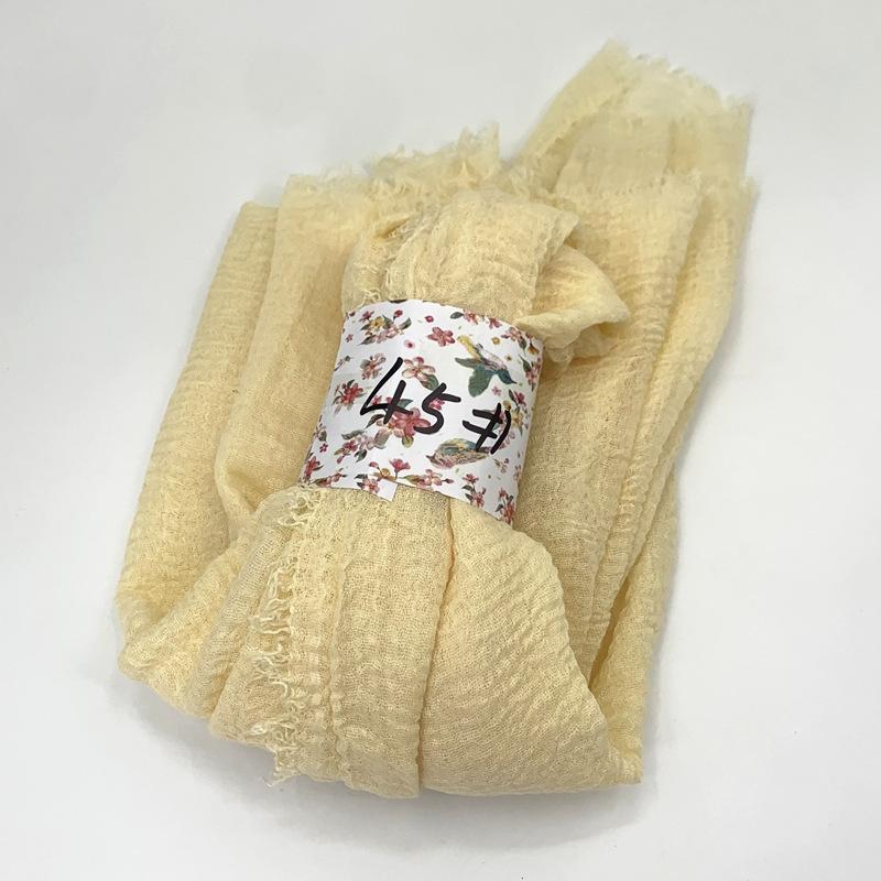 Women Cotton Scarf New Summer Girls Solid Color Sunscreen Thin Scarves Soft Shawl Foulard Viscose Spring Lady Wrap Shawls
