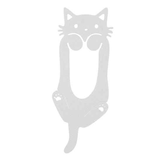 Cute Cat Bookmark Plastic Notebook Clip Marker Creative Animal Shape Functional Page Holder for Reading