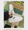 2025 Ulzzang White Sneakers: Thick-Soled, Casual Hong Kong & Harajuku Style Sports Shoes for Men